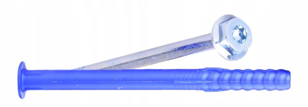 FFS Kołek ramowy poliamidowy z krótką strefą rozporu z kołnierzem 10x120mm