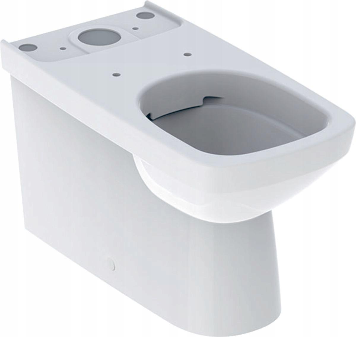 Miska stojąca WC Selnova Square do spłuczki nasadzanej, lejowa, B35 cm, H40