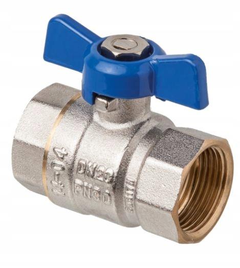 INVENA ZAWÓR KULOWY WODNY Z MOTYL. TYP CIĘŻKI WW PROV 1