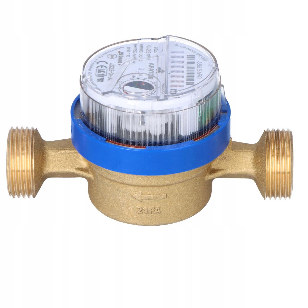 Wodomierz jednostrumieniowy SMART+ JS2,5-G1-02,R100, DN20, zimna woda