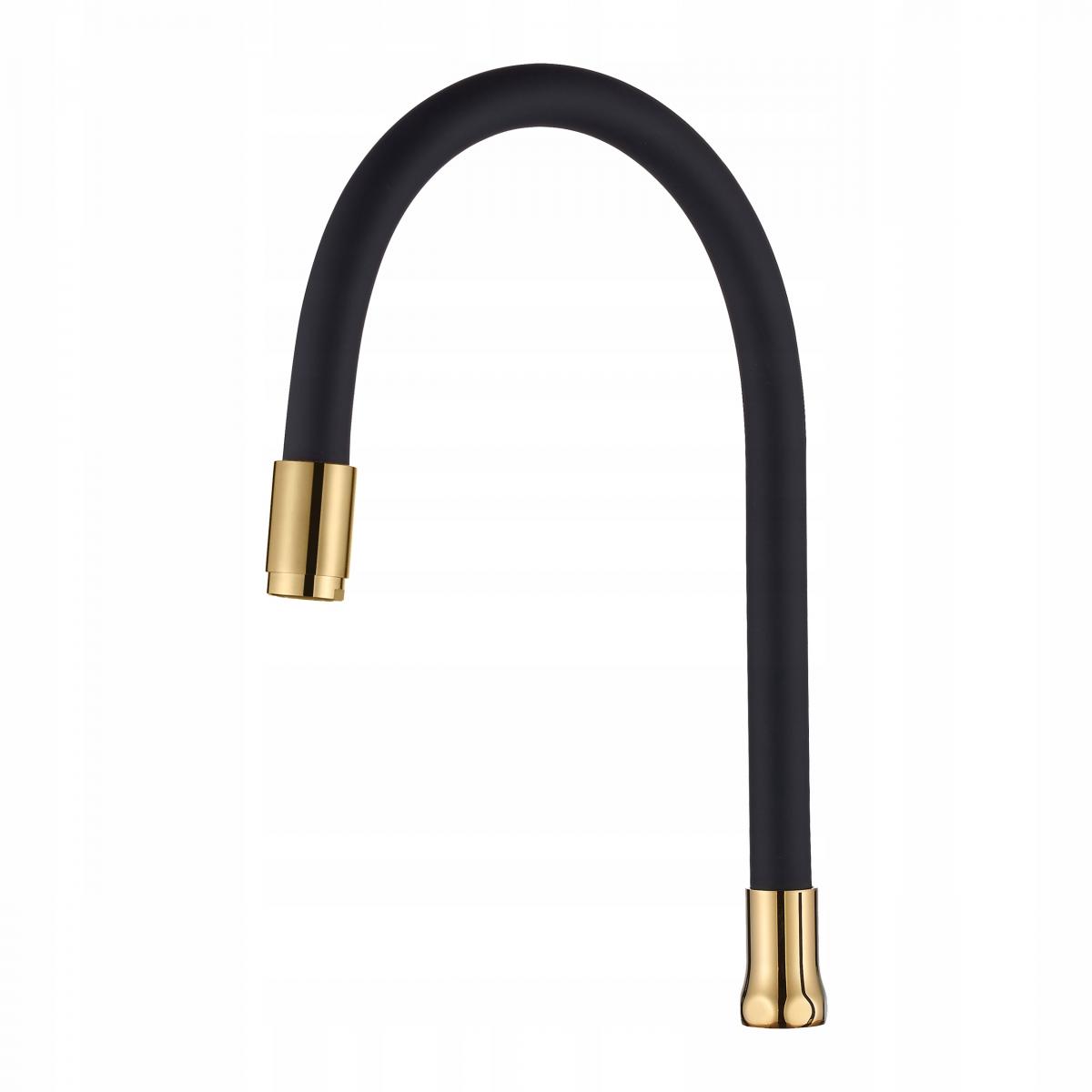 INVENA JEDNOFUNKCYJNA ELASTYCZNA WYLEWKA DO BATERII ZLEWOZ, GOLD