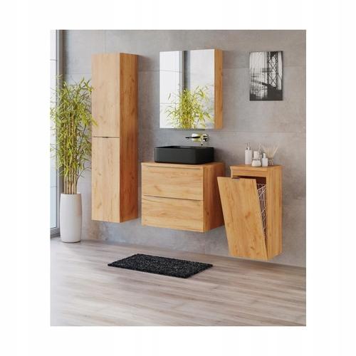 INVENA UMYWALKA NABLATOWA PAROS TREND 48,5 CM PROSTOKĄT, CZARNY PÓŁMAT