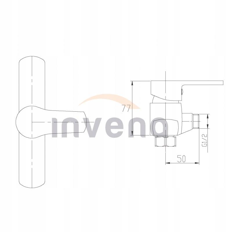 Bateria natryskowa INVENA VERSO 48h