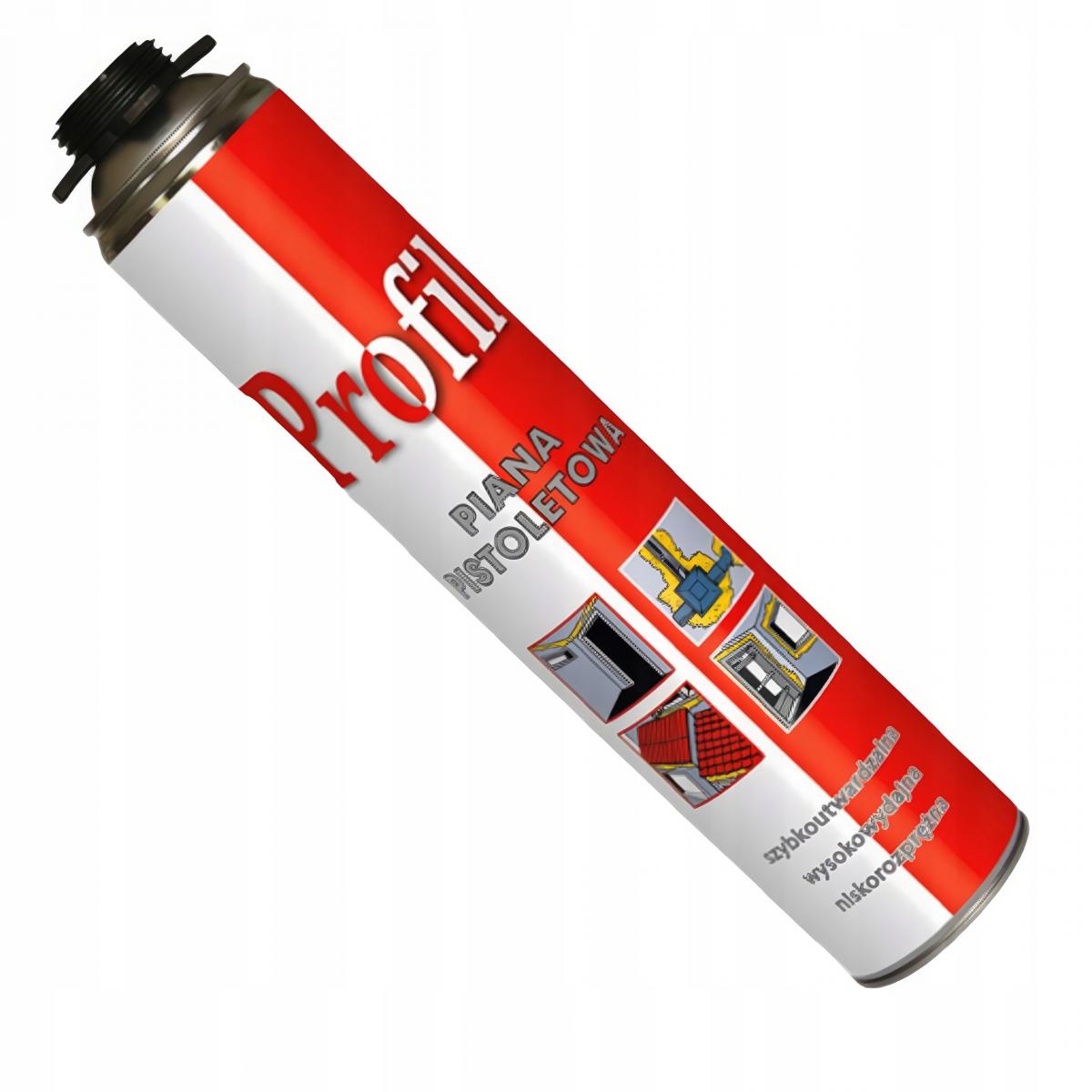 Piana pistoletowa profil 750 ml, niskorozprężna