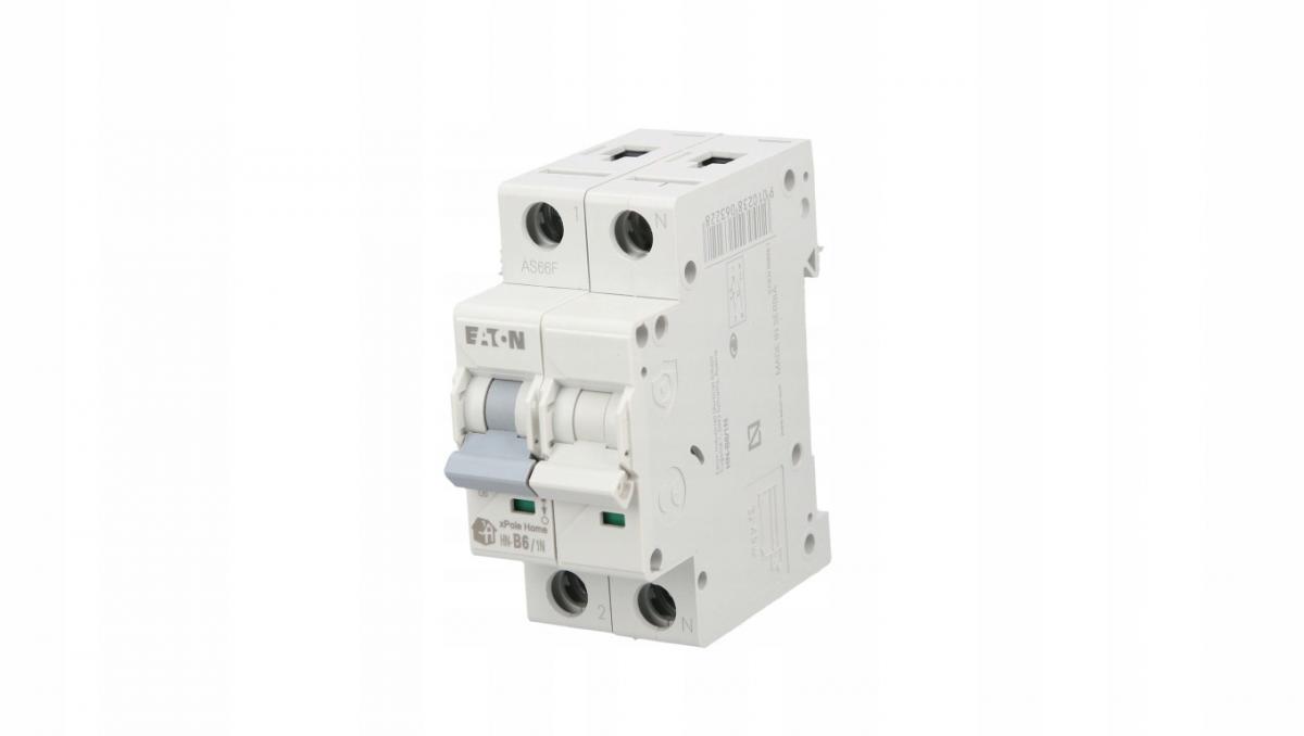 EATON Wyłącznik nadprądowy 6kA HN-B6/1N