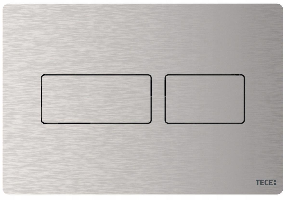 Przycisk spłukujący TECE solid podwójny do WC metal stal nierdzewna szczot