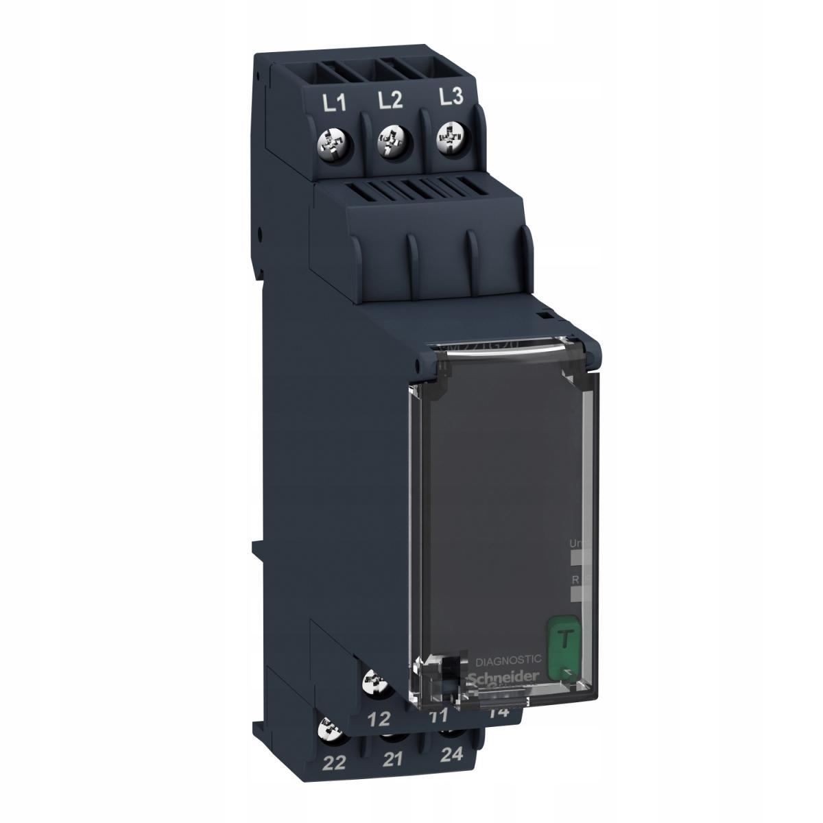 SCHNEIDER ELECTRIC Przekaźnik kontroli zasilania 3-faozwego, 183528VAC