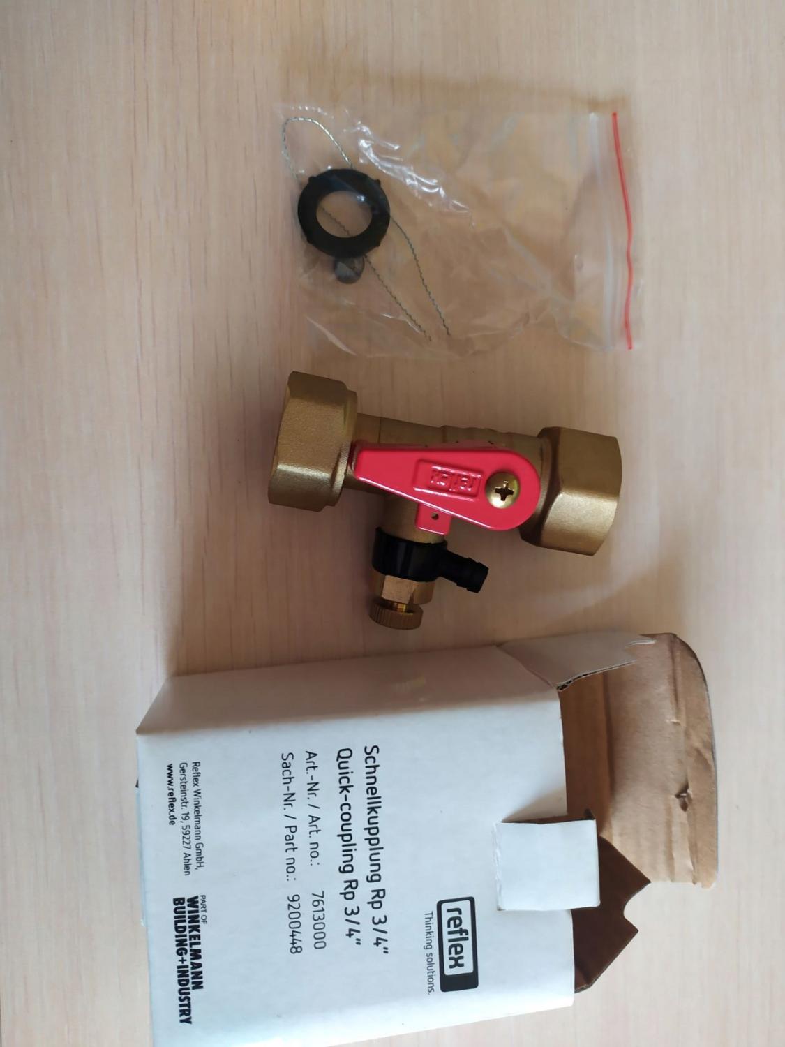 REFLEX SZYBKOZŁĄCZKA DO NACZYNIA PRZEP. 3/4 48h