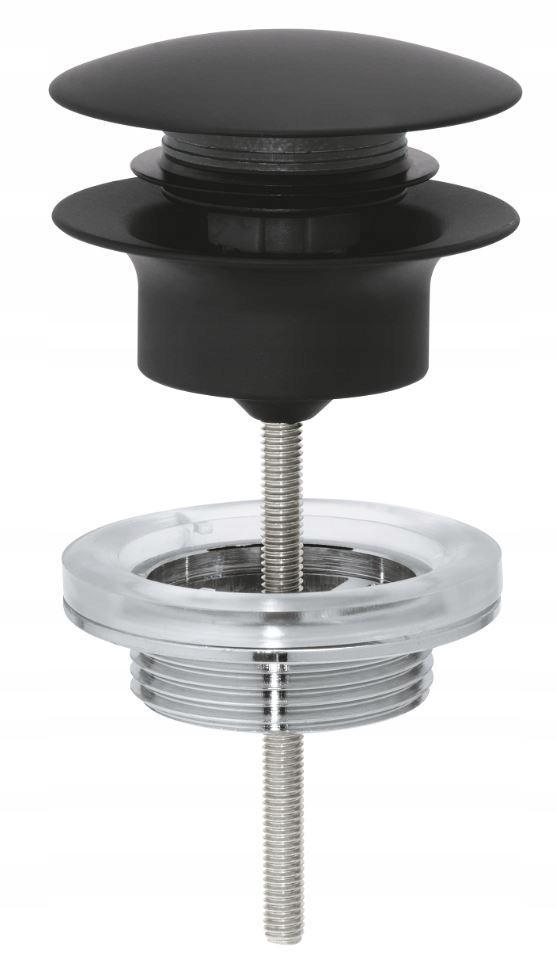 GROHE Zestaw odpływowy z korkiem push-open GROHE phantom black