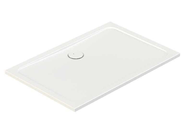 Brodzik akryl prostokątny 80x90x2.5 cm SANPLAST Free Line B/FREE stelaż STB