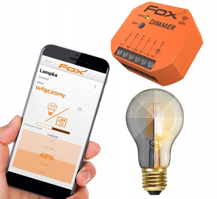 F&F ŚCIEMNIACZ OSWIETLENIA Wi-Fi 230V DIMMER FOX