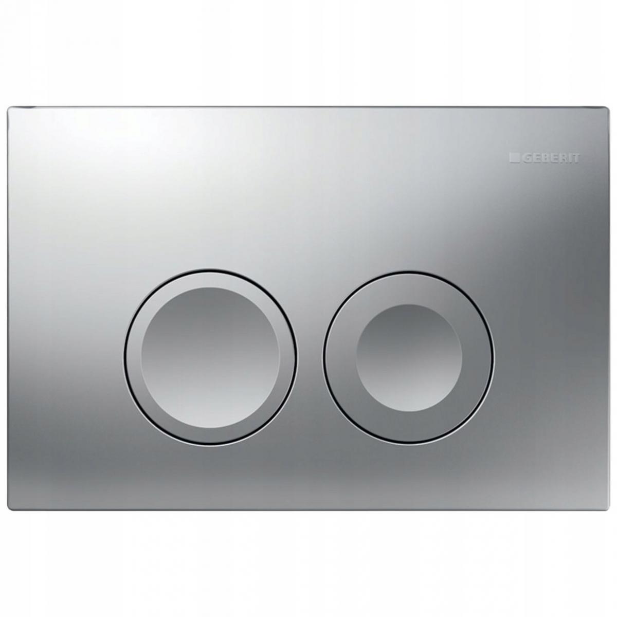 Przycisk uruchamiający GEBERIT Delta25 okrągły przedni chrom matowy