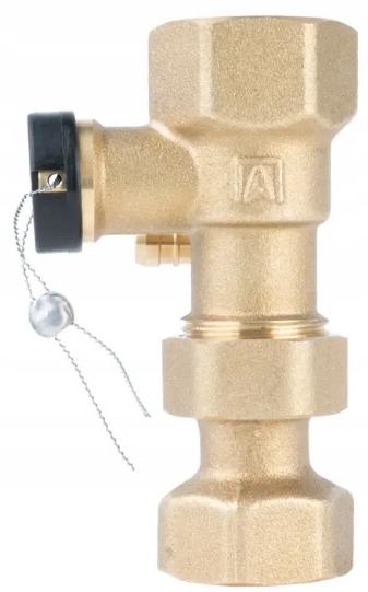 AFRISO Szybkozłącze ASK do naczynia wzbiorczego z zawor rewiz 2 x 1 cal GW