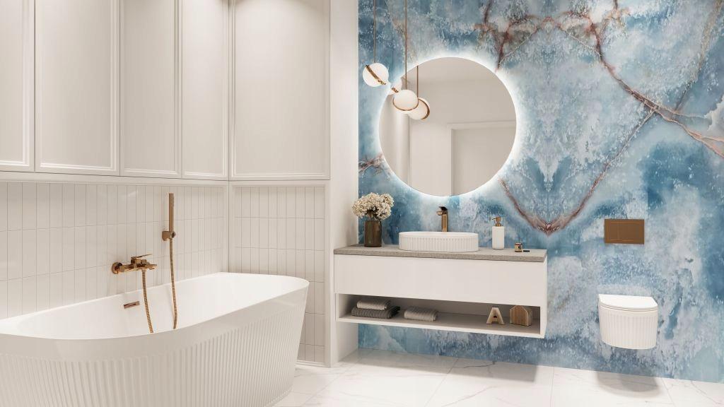 INVENA MISKA WC PODWIESZANA, QFS, GLAMOUR INVENA TREND RYFL DESK WOLNOOP