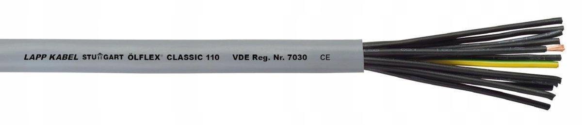 Przewód sterowniczy OLFLEX CLASSIC 110 5G10 żyły czarne numerowane 500V bęb