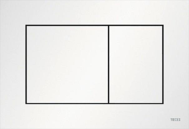 Przycisk spłukujący TECE now do WC tworzywo sztuczne biały matowy