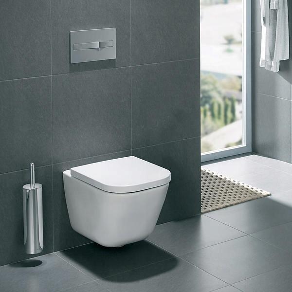 ROCA Miska WC wisząca ROCA GAP SQUARE Rimless 35 x 54 cm biała