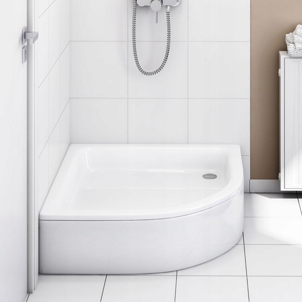 SCHEDPOL Brodzik akryl Grawello z podbudową Stabilsound Plus 80x80 półokrąg