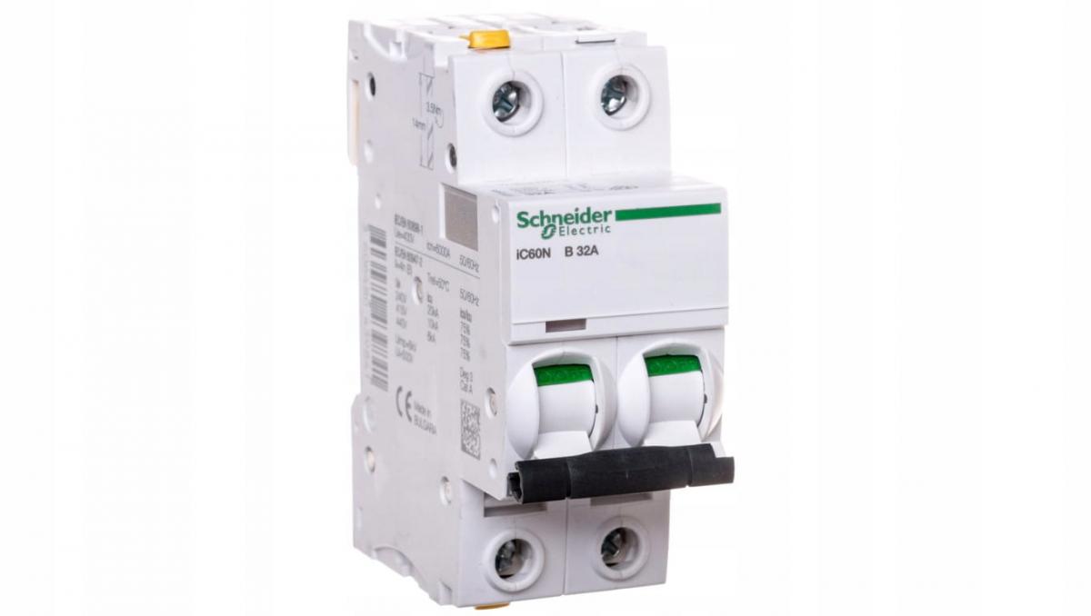 SCHNEIDER ELECTRIC Wyłącznik nadprądowy iC60N-B32-2 B 32A 2-biegunowy
