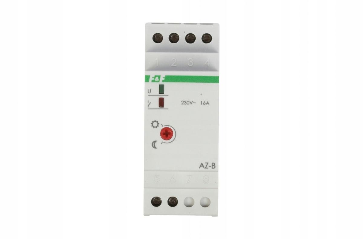 Automat zmierzchowy AZ-B I=16A, zewnętrzna sonda hermetyczna fi 10, 2 moduł