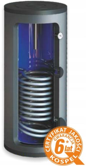 Wymiennik pionowy stojący 124 KOSPEL SW-120 Termo Max z wężownicą spiralną