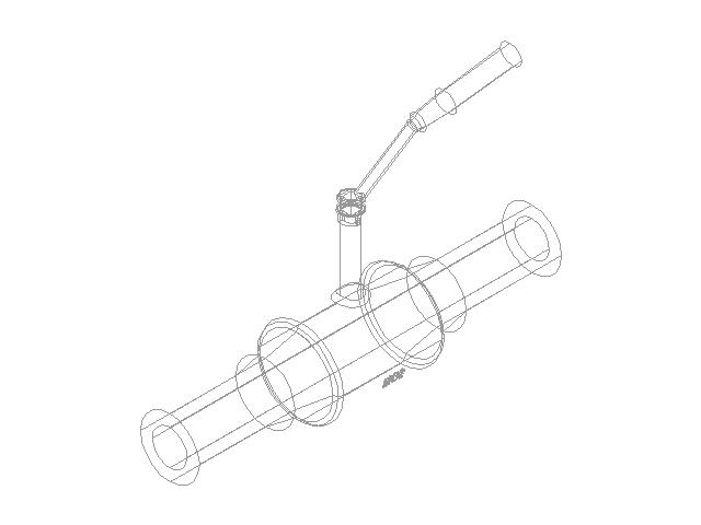 DANFOSS Zawór kulowy JIP z końcówkami do wspawania, PN40, DN32