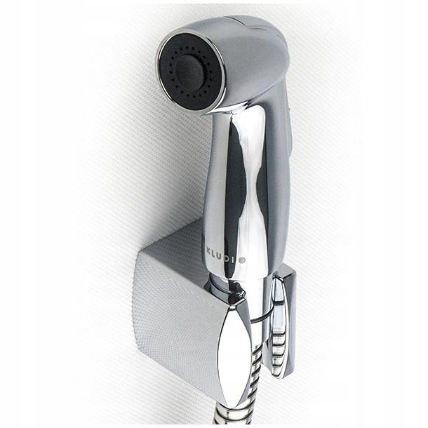Zestaw prysznicowy higieniczny KLUDI BOZZ chrom + wąż natryskowy i uchwyt