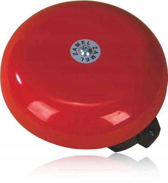 Dzwonek szkolno-alarmowy mały, elektromechaniczny, DNS-212M 230V, czerwony