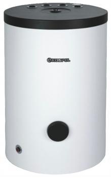 Zbiornik buforowy nieemaliowany w izolacji króćce w górę SVK-100 KOSPEL