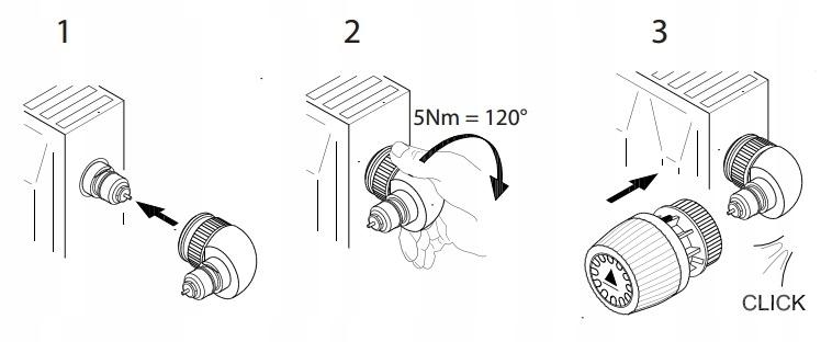 Adapter kątowy do grzejników z zaworami zintegrowanymi produkcji Danfoss