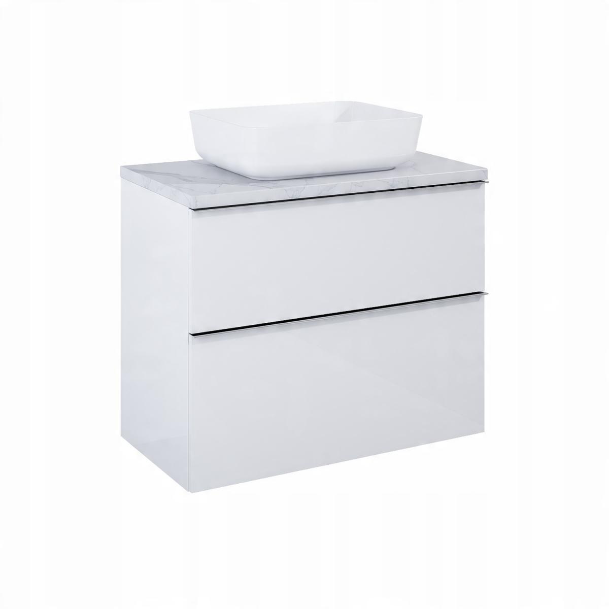 Szafka podumyw. LOOK 80x45cm Wisząca 2S White Matt ELITA