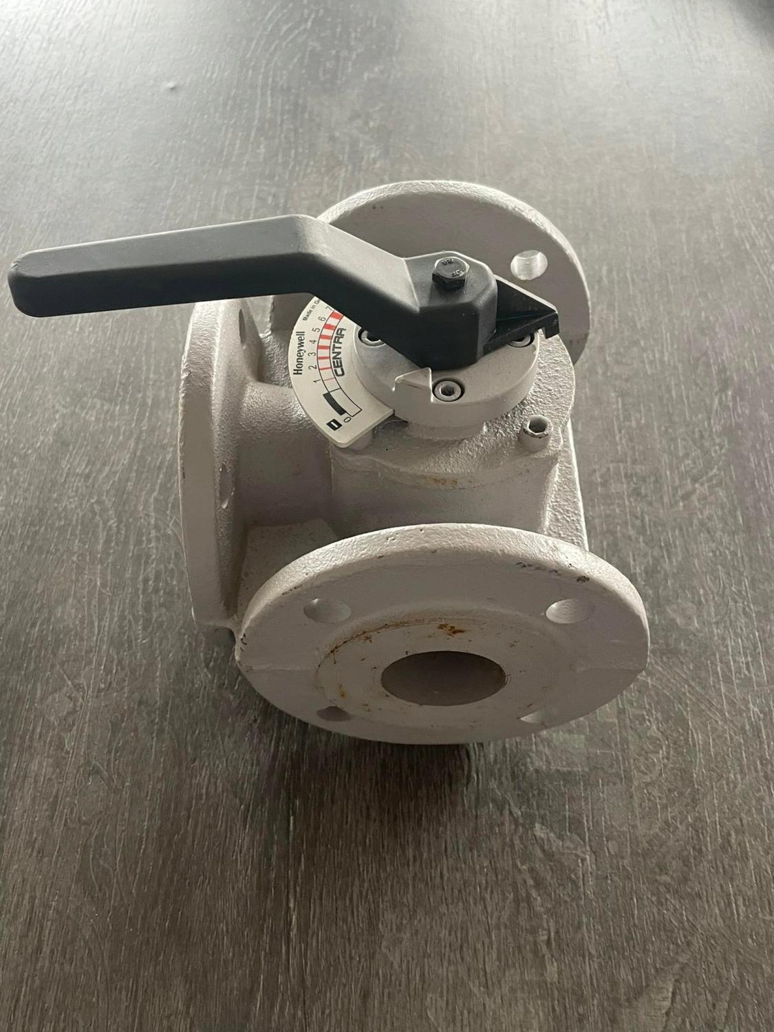 Zawór 3-drogowy mieszający, kołnierzowy, przelot prosty, DN 40, PN6, kv=25