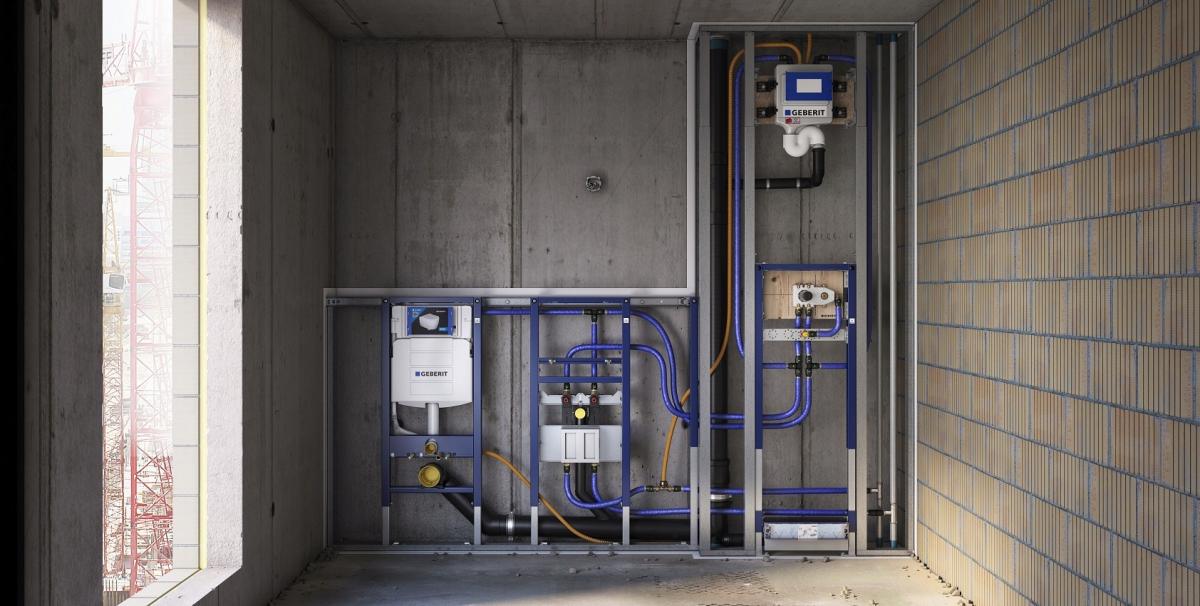 GEBERIT Zawór napełniający Typ 383 do spłuczek natynkowych