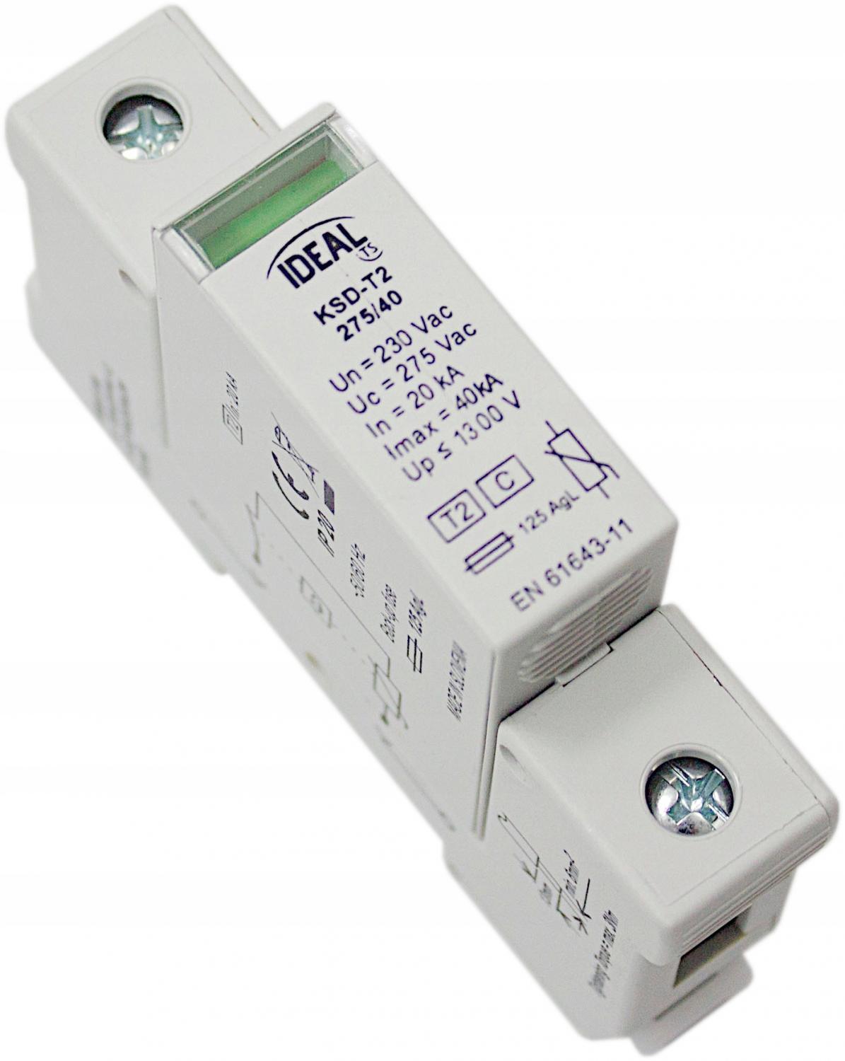KANLUX Ogranicznik przepięć KSD-T2 275/40 1P
