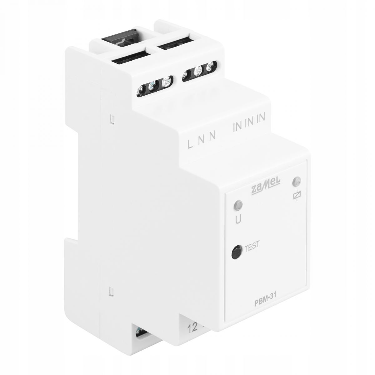 ZAMEL Przekaźnik bistabilny (impulsowy) przełączany w zerze, 230V AC PBM-31
