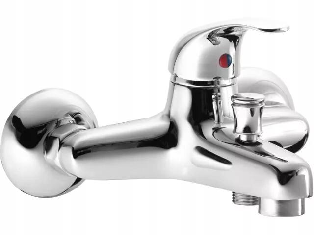 Bateria natryskowa ścienna ARMATURA KRAKÓW BERYL 2-otw mosiężna chrom