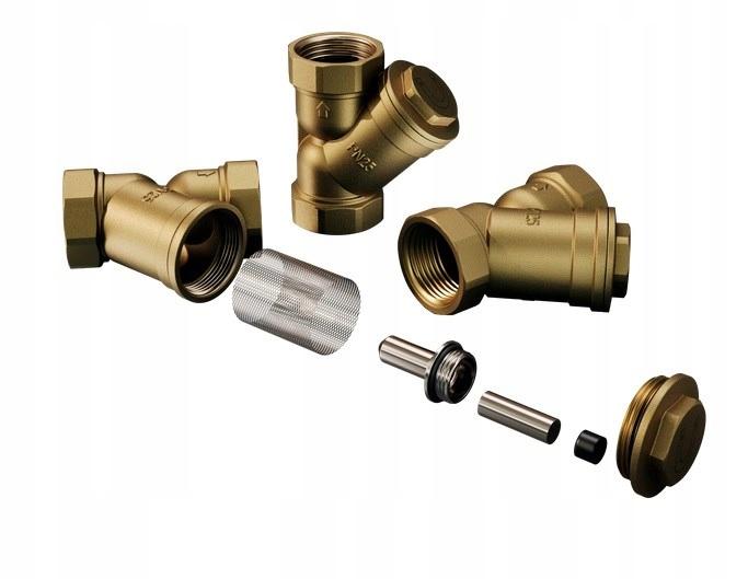 Filtr skośny do wody z wkładem magnetycznym PIZA-M DN32 śrut.