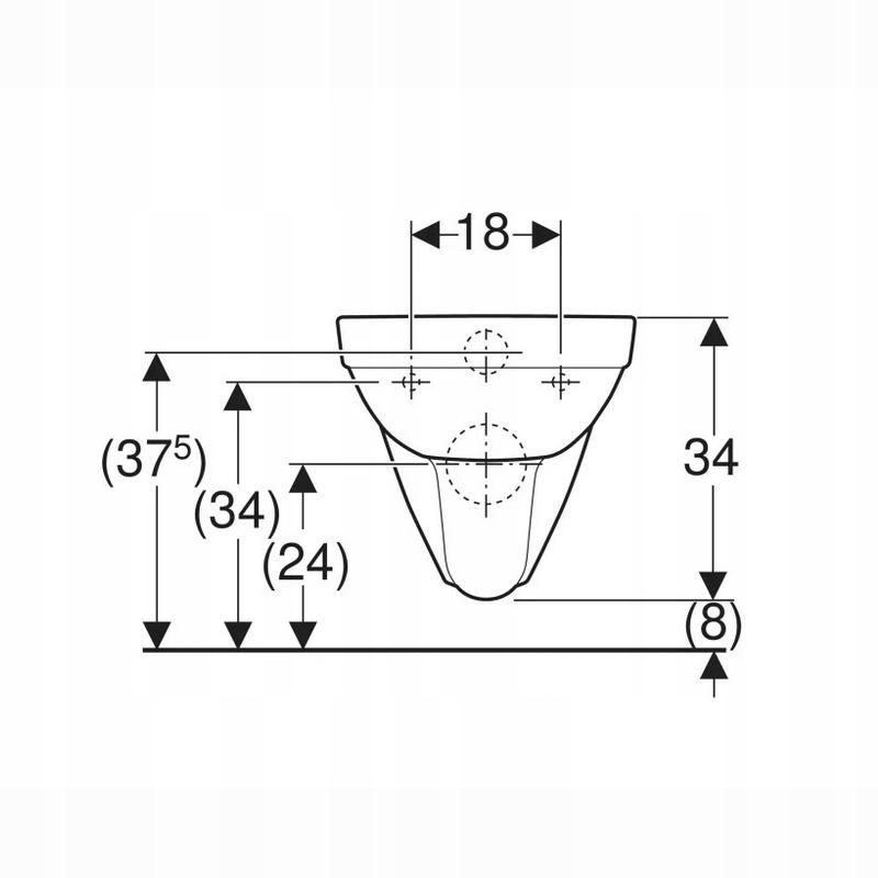Zestaw stelażowy Geberit Duofix Basic Delta25 Selnova 48h