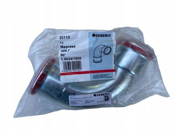 GEBERIT Kolano Geberit Mapress C-Stahl 90° d66,7