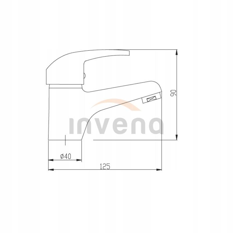Bateria umywalkowa INVENA AVA NEW 48h