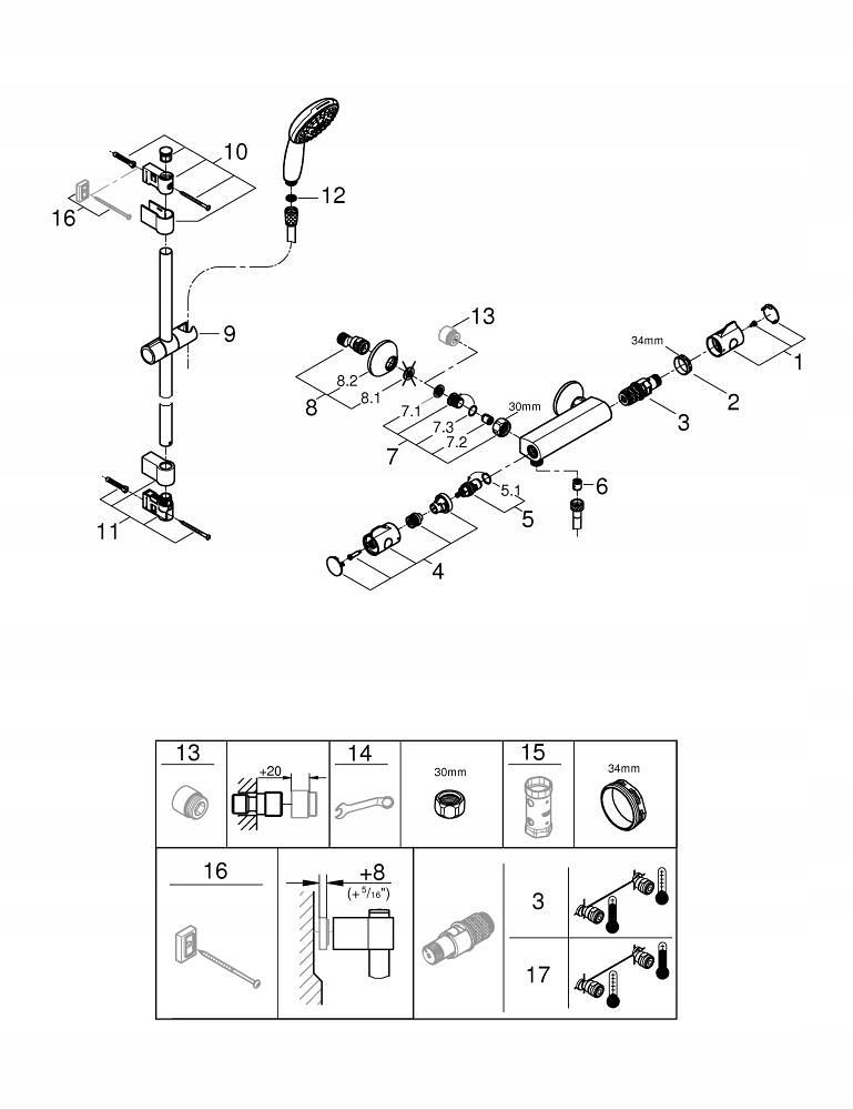 Bateria umywalkowa 110 KLUDI RENON 1-uchwytowa 1-otworowa czarny mat