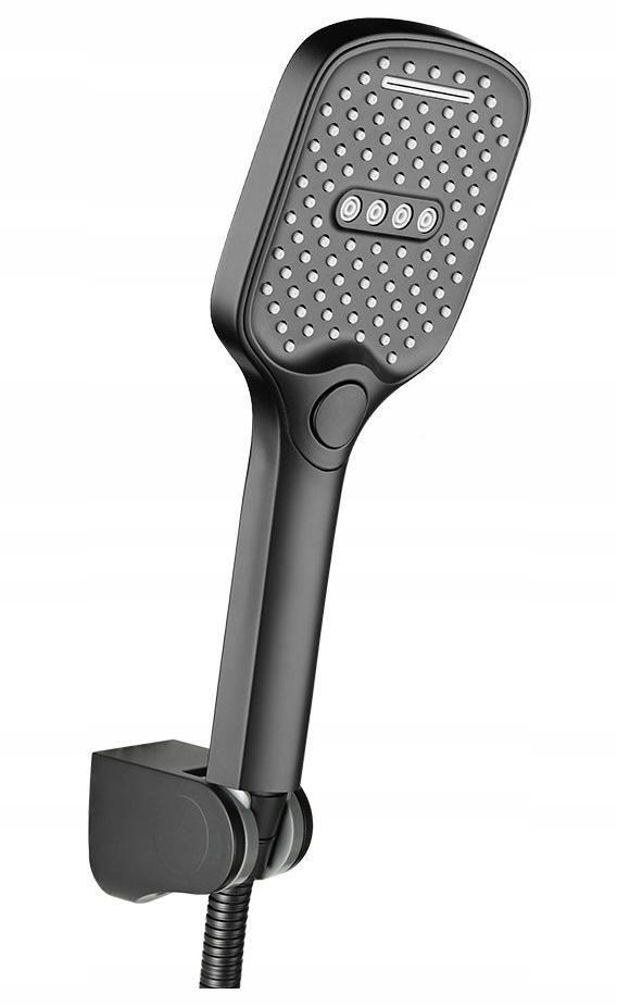 Bateria wannowa jednouchwytowa ścienna Hansgrohe Vernis Blend czarny