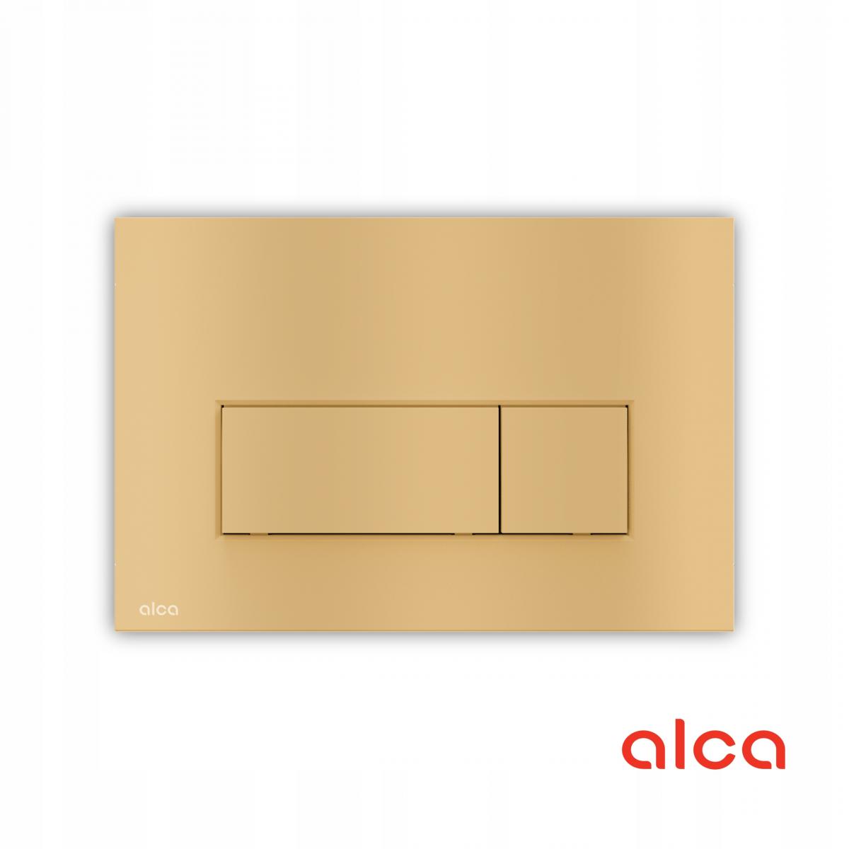 Przycisk sterujący ALCADRAIN THIN do systemów podtynk gold mat