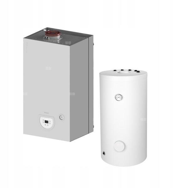 Pakiet z kotłem gazowym kondensacyjnym SILVER PRO 20 kW i zasobnikiem SWK 1