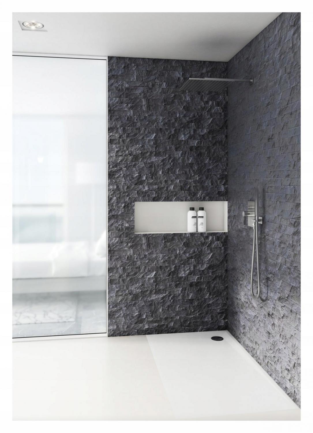 SCHEDPOL Brodzik kompozytowy Etrusco Stabilsound Plus 90x100x3 cm prostokąt