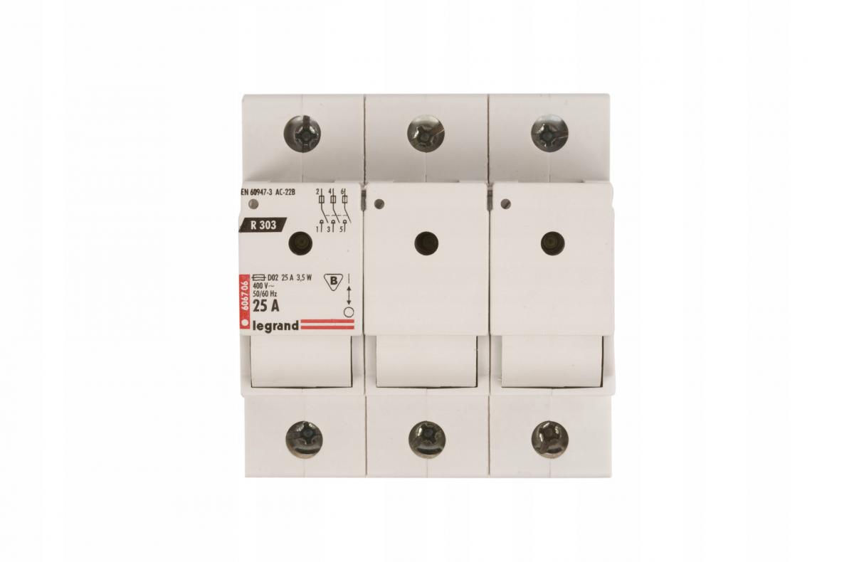 LEGRAND Rozłącznik bezpiecznikowy R 303 25 A 3P