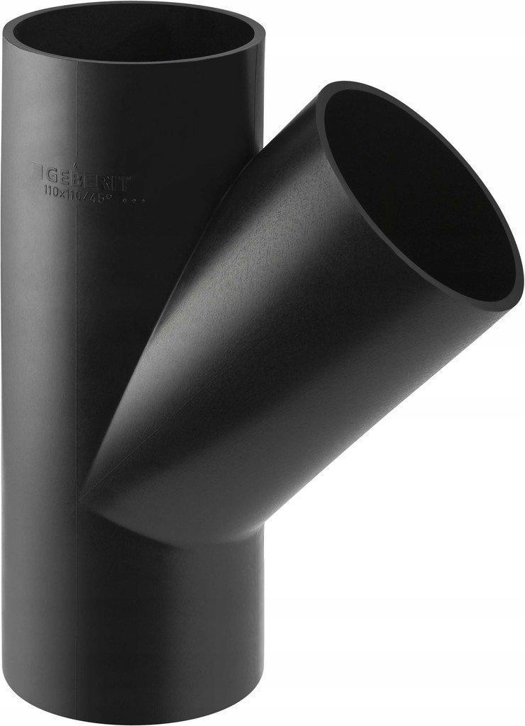 GEBERIT Trójnik PE skośny 45st. d160/160