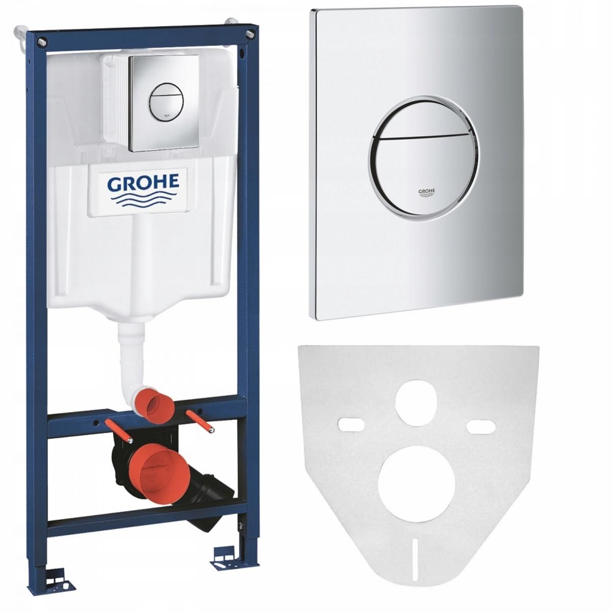 Zestaw podtynkowy WC Grohe RAPID SL 3 W 1 SET Stelaż przycisk kątowniki kpl