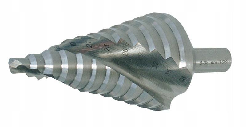 ABRABORO Wiertło HSS-G stopniowe metryczne, 6.0 - 38.0 Abraboro