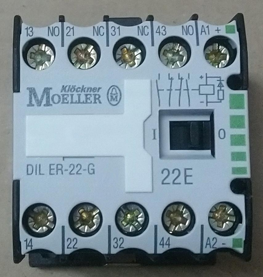 EATON Stycznik pomocniczy AC-15 I=3A 2Z 2R DILER-22-G(24VDC)